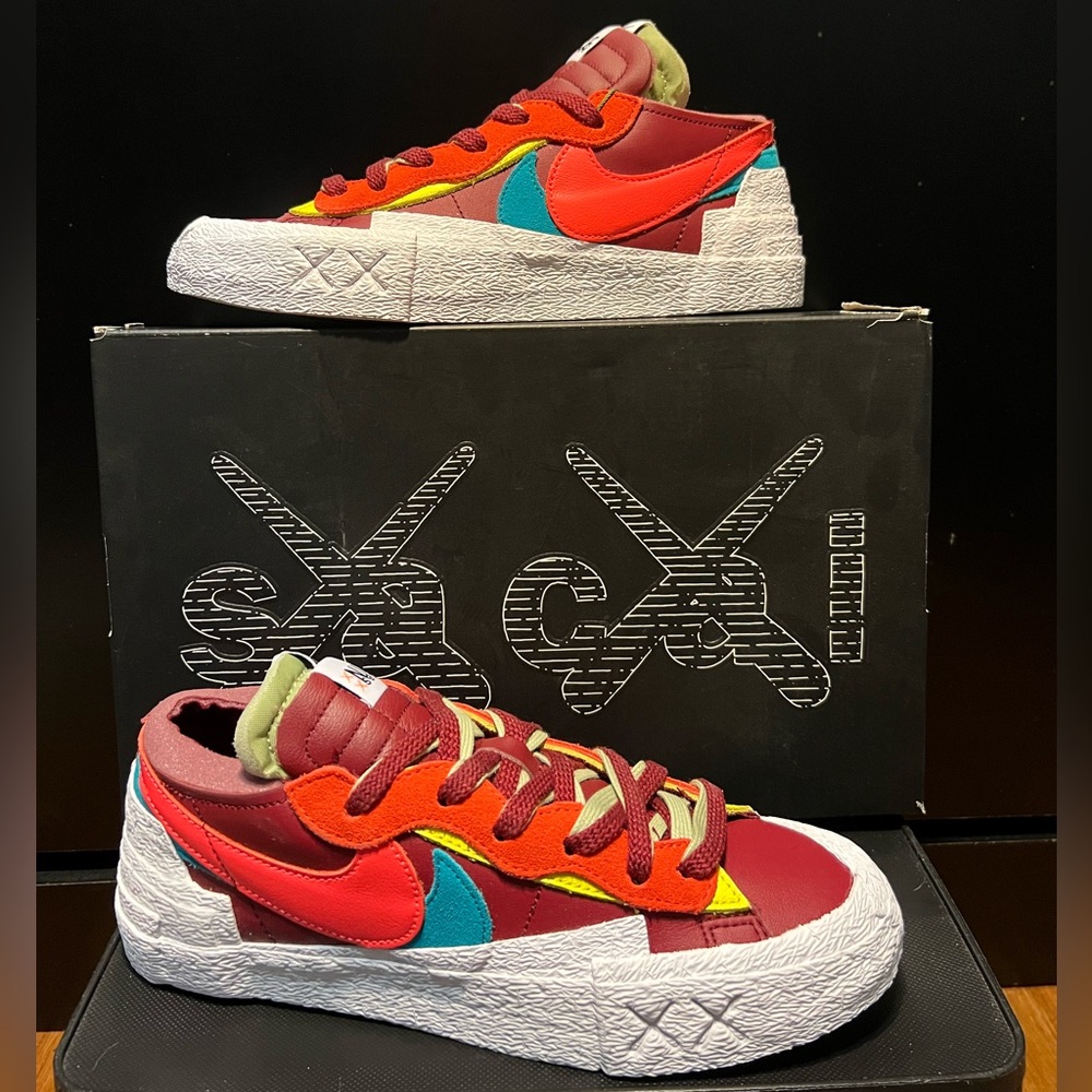 Nike Blazer Low sacai KAWS Red NIB
